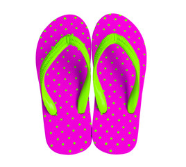 Sandals isolated on white background