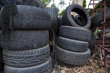 Obraz premium Old tires