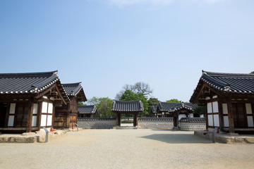 Gyeonggijeon Hall is a famous tourist spot in Jeonju Hanok Village.