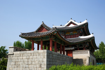Fototapeta premium Pungnam-mun is an old gate in Jeonju, Korea.