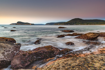 Sunrise Seascape with Clear Skies