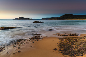 Sunrise Seascape with Clear Skies