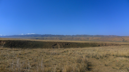 A Large Area of Plain under the Blue Sky in China