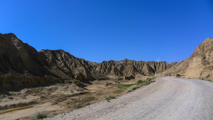 View of Road and Mountains