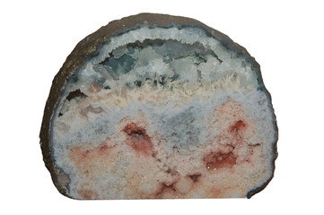 mineral rhodochrosite isolated