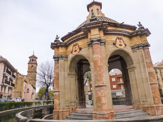 Fototapeta na wymiar Caravaca de la Cruz en Murcia. Ciudad Santa del cristianismo
