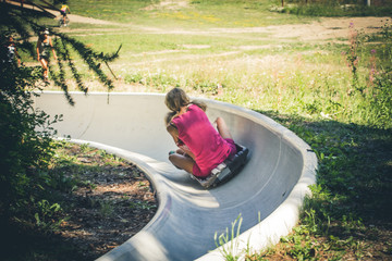 Luge d'été à Puy saint Vincent