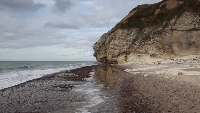 Bulbjerg is a limestone cliff in northern Jutland, Denmark, facing the sea of Skagerrak. It is the only rock formation in Jutland and the only bird cliff on the Danish mainland.