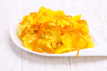 Traditional fermented cabbage