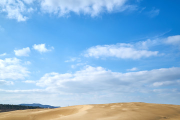 Fototapeta na wymiar Sindu-ri Coastal dune in korea.