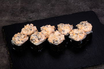 Japanese roll with crab