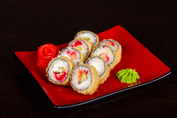 Japanese roll with crab