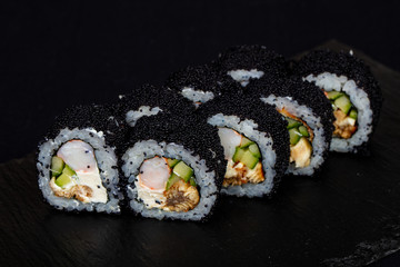 Japanese roll with eel