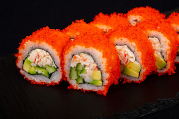 Japanese roll with crab