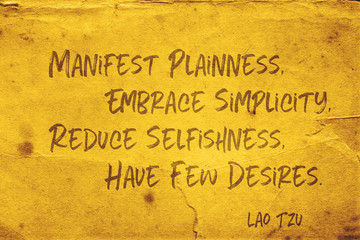 manifest plainess Lao Tzu