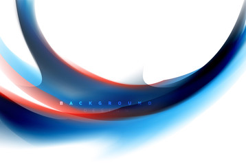 Holographic fluid colors flow, colorful liquid mixing colours motion concept