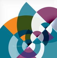 Fototapeta premium Projekt streszczenie tło minimalne koło, wielobarwny szablon dla biznesu lub prezentacji technologii lub układ okładki broszury internetowej, tapeta
