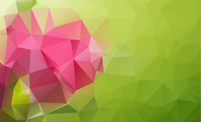 Abstract polygonal illustration, which consist of triangles. Triangular design for your business. Geometric background