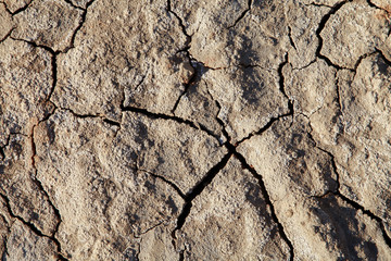 Climate warming dry chapped land