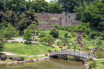 Fototapeta na wymiar 金沢城玉泉院丸庭園