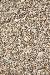 texture of stones of different sizes. round natural stones