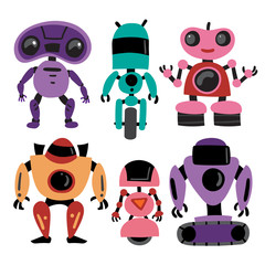 robots vector collection design