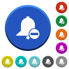 Fototapeta premium Remove reminder beveled buttons
