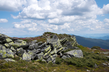 stones on the foot of the mountain Pop Ivan