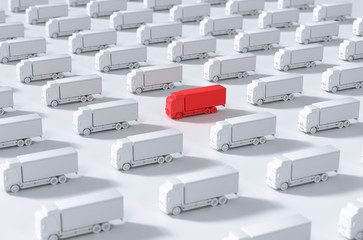 Business and logistics concepts,urgent express , 3d render .