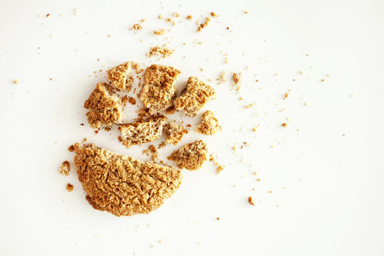 Cookie on the white background