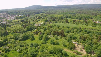 Oberursel stadt in Deutschland im Sommer