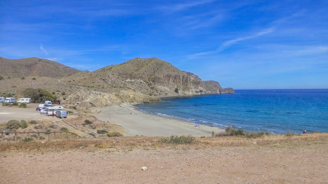 Cabo de Gata. Isleta del Moro, Almeria, Andalusia, Spain