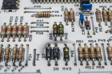 microcircuit, electronic scheme of texture