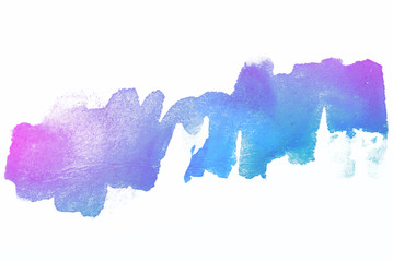 watercolor abstract spot blue violet