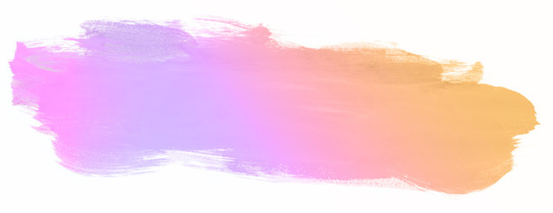 watercolor stain abstract design element gradient light overflow light pink yellow orange