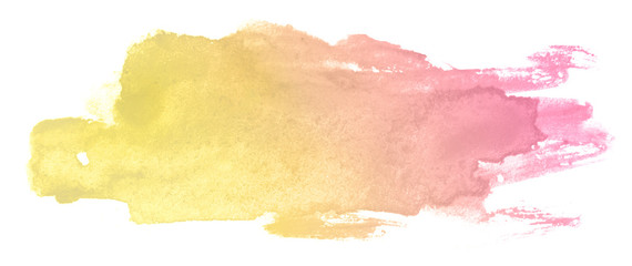 watercolor abstract brown spot gradient overflow of color pinkish yellow soft transition