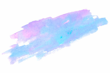 watercolor abstract spot blue purplish pink