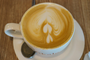 Cup of coffe looks tasty