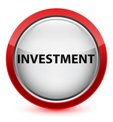 Investment crystal red round button