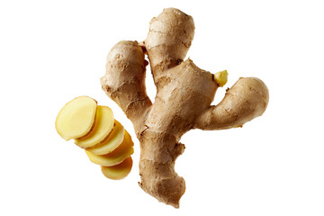 Fresh ginger root, a cooking ingredient and spice.