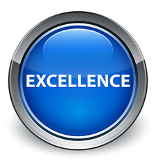 Excellence optimum blue round button