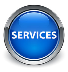 Services optimum blue round button