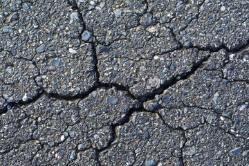 Cracks in roads