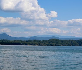 A beautiful view of the smoky mountains of Tennessee.