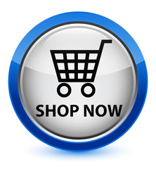 Shop now crystal blue round button