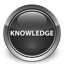 Knowledge optimum black round button
