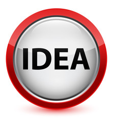 Idea crystal red round button