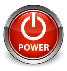 Power optimum red round button