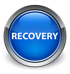 Recovery optimum blue round button