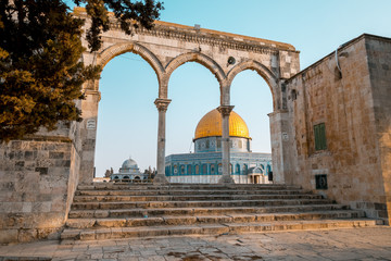 Fototapeta premium Dome of the Rock, Aqsa, Jerusalem